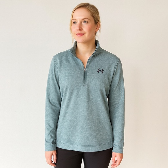 💙 Under Armour Women’s Golf Quarter-Zip Pullover – Teal
Size Medium (Loose Fit) - Picture 1 of 6